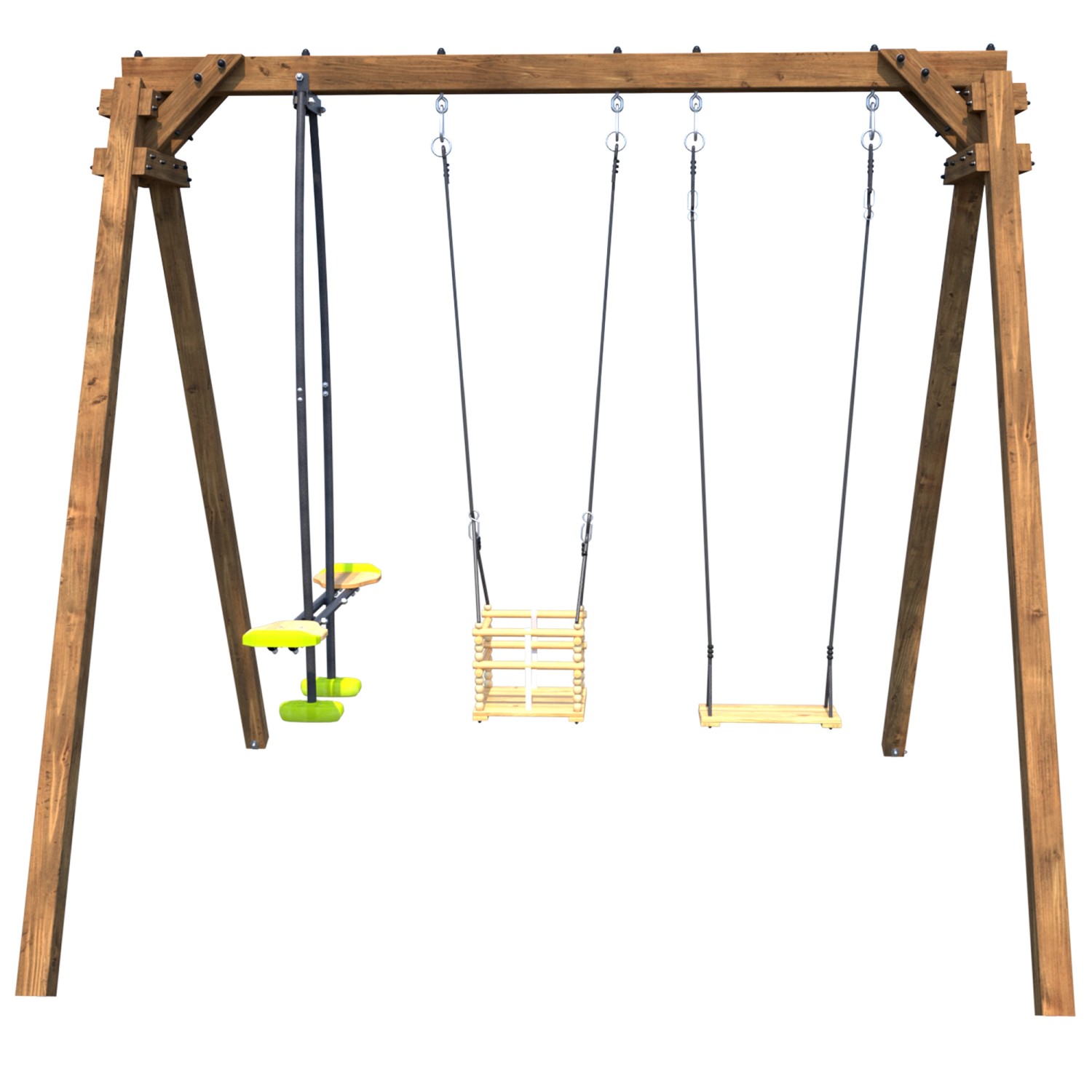 Soulet Holzschaukel Pierre 240 cm x 207 cm x 224 cm günstig online kaufen