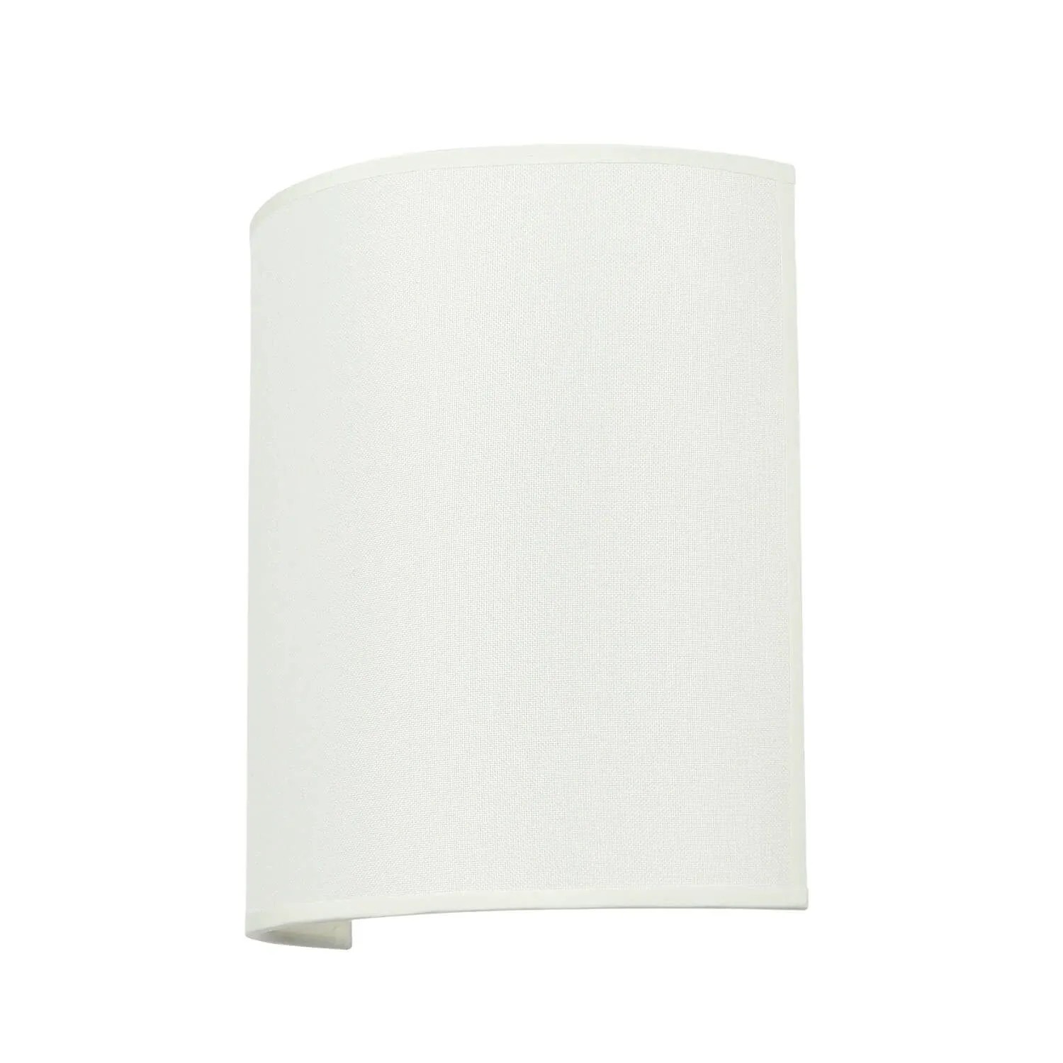 EASYLIGHT Wandlampe Metall Stoff E27 23 cm Hoch Up Down Weiß Creme