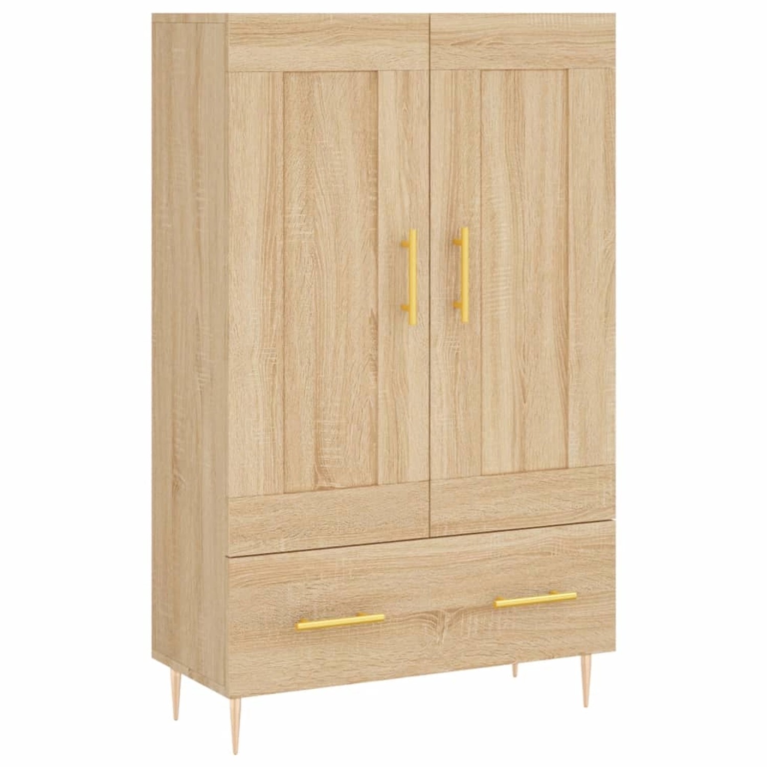 vidaXL Highboard Sonoma-Eiche 69,5x31x115 cm Holzwerkstoff 830311 günstig online kaufen