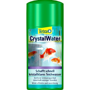 Tetra Pond CrystalWater Wasserpflegemittel für klares Teichwasser, 500ml Flasche.