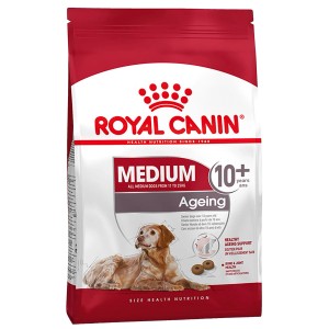 Royal Canin Medium Ageing 10+ Trockenfutter für ältere, mittelgroße Hunde, 3kg Packung.