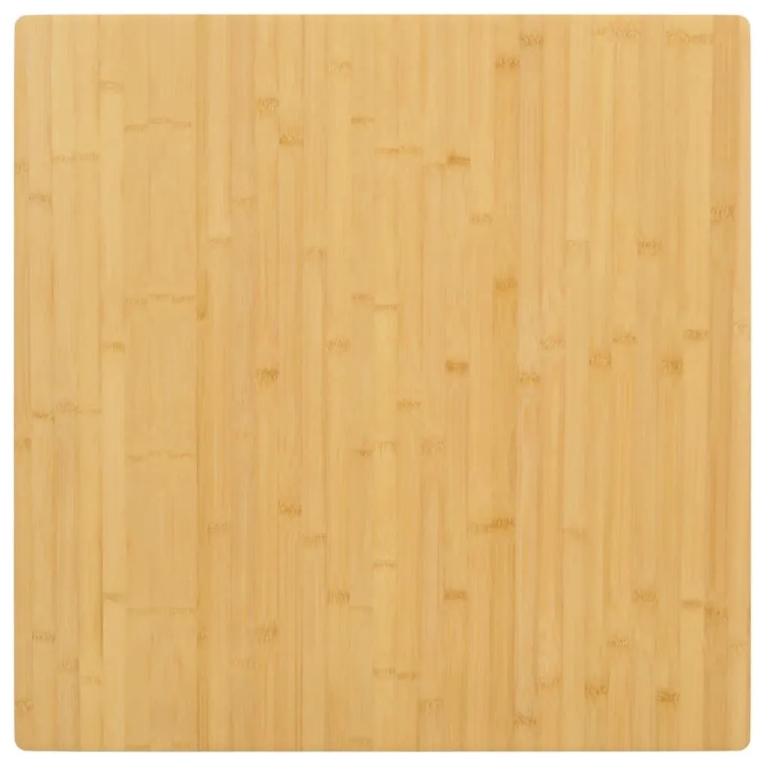 vidaXL Tischplatte 80x80x2,5 cm Bambus 352702
