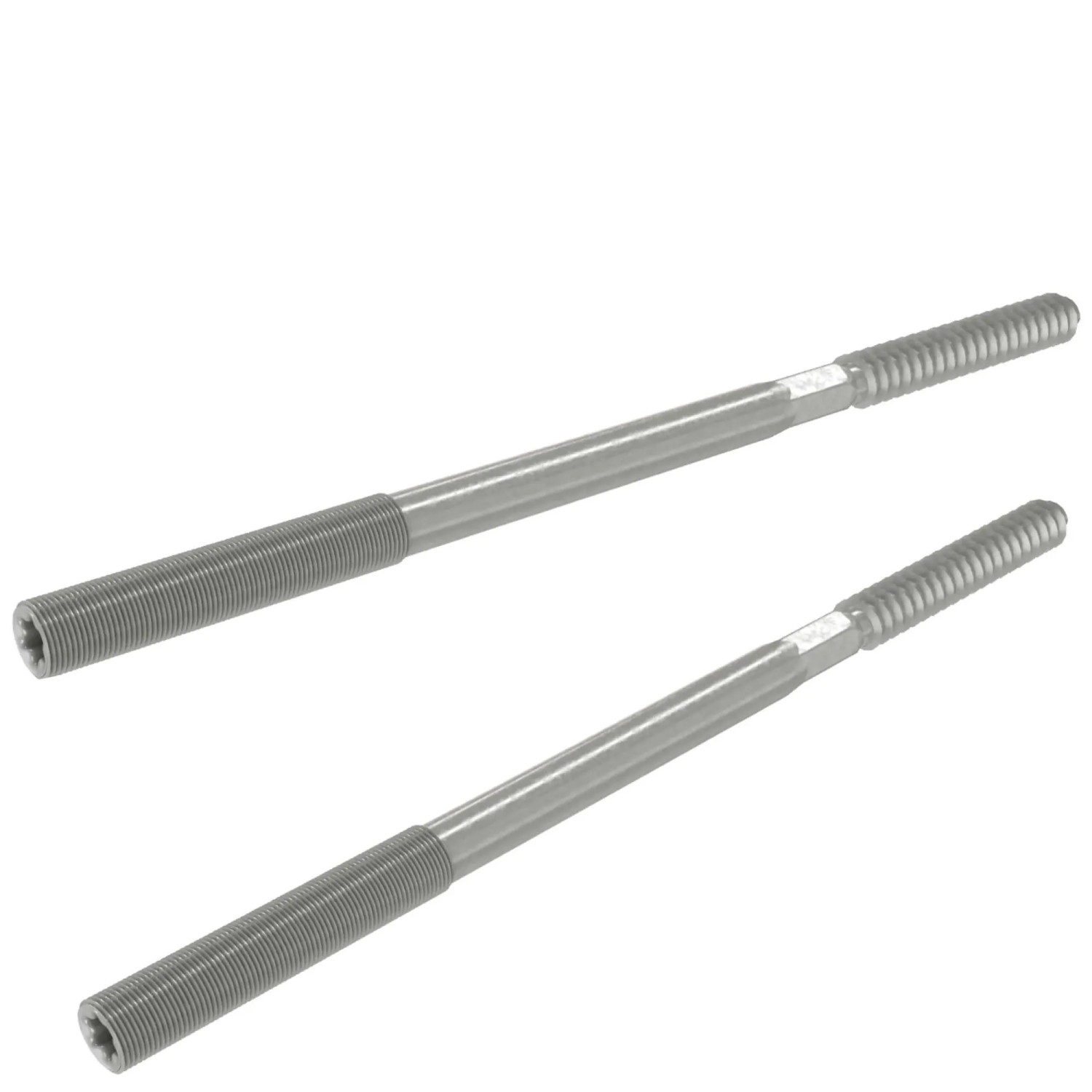 Zambelli Stockschraube für Rohrschelle 140mm M10 Verzinkt Silber