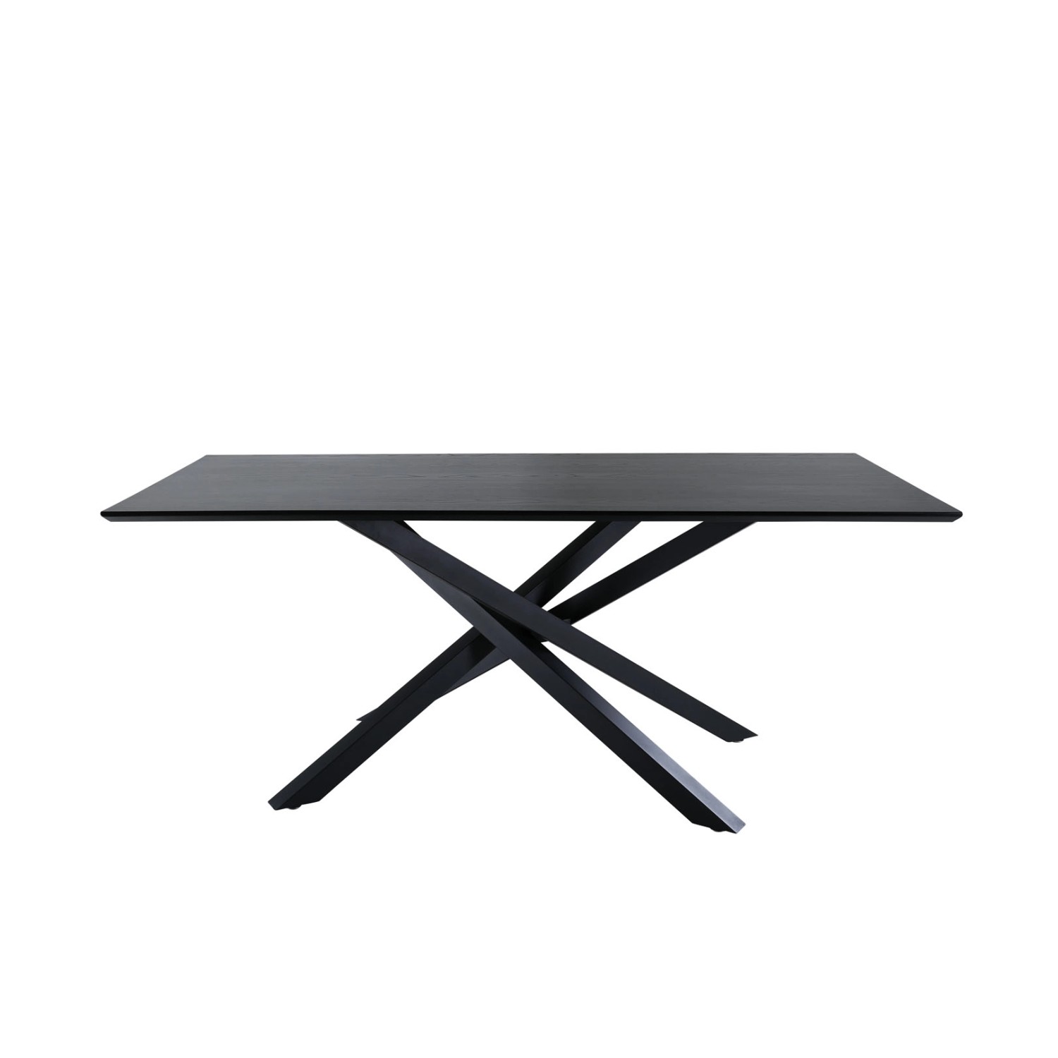 ebuy24 Esstisch Piazza Esstisch 90x180cm schwarz. günstig online kaufen