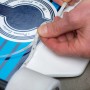 Paulmann LED-Strip Mobil RGB, 2x80cm, auf Skateboard geklebt.