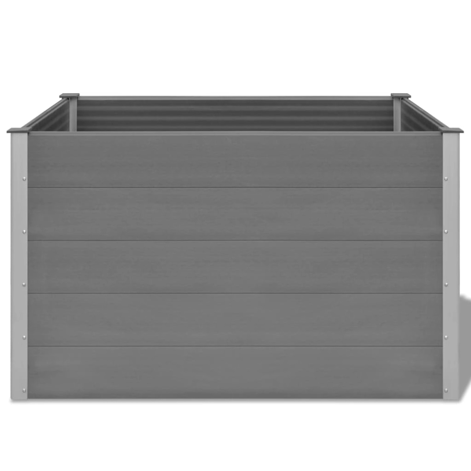 furnicato GartenHochbeet WPC 150x100x91 cm Grau kaufen bei OBI
