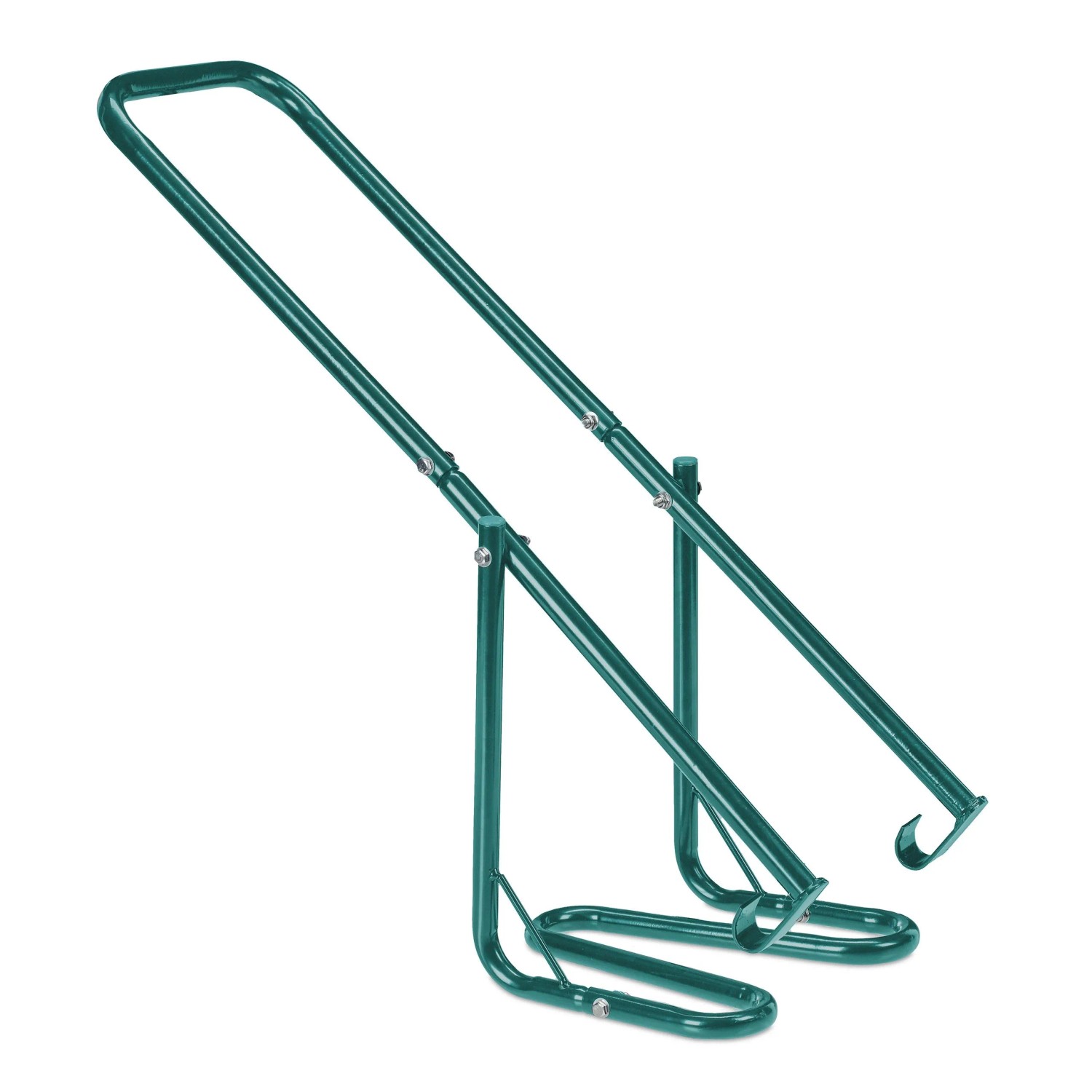 Relaxdays Müllpresse Stahl Grün Manuell 95 cm x 35 cm x 30,5 cm 3 kg