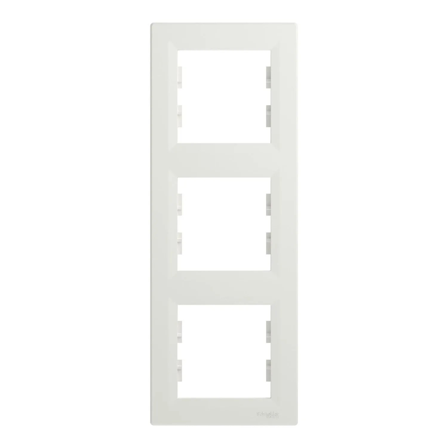 Schneider Electric ASFORA 3-Fach Rahmen Vertikal Weiss EPH5810321D