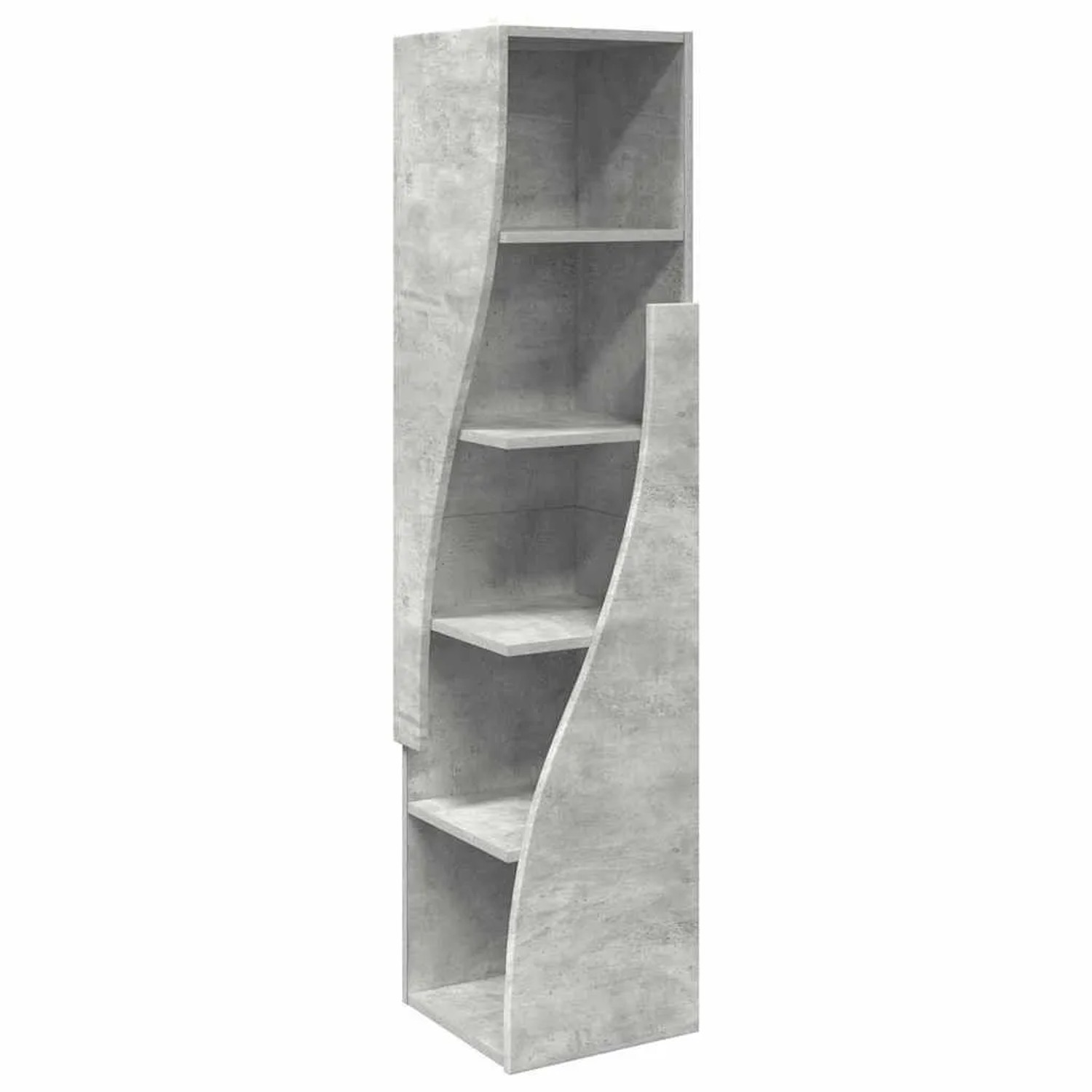 vidaXL Eckschrank Beton Grau 32x32x140cm Holzwerkstoff 889878 günstig online kaufen