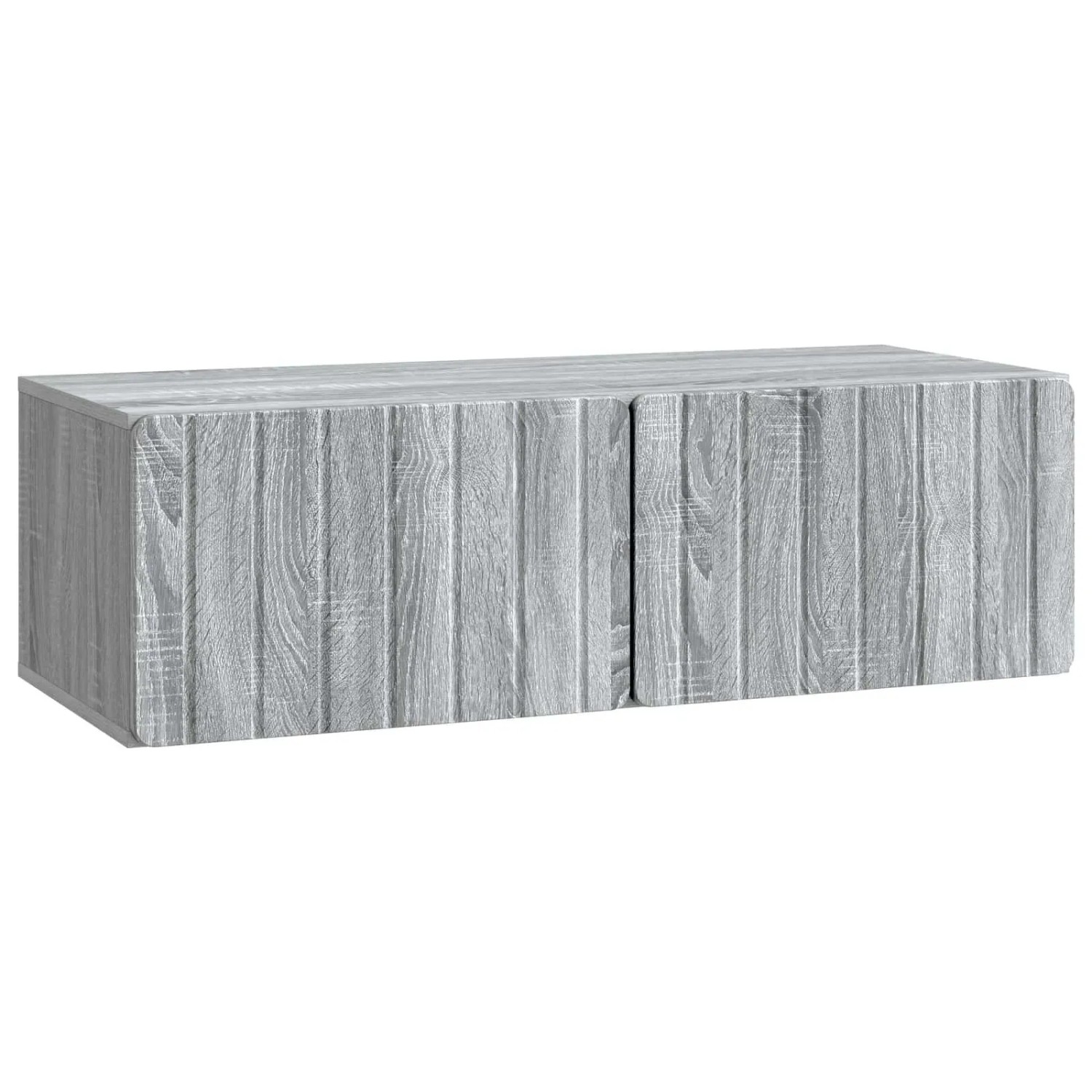 vidaXL Wandmontierter TV-Schrank Graues Sonoma 98 x 41 x 30 cm 898361