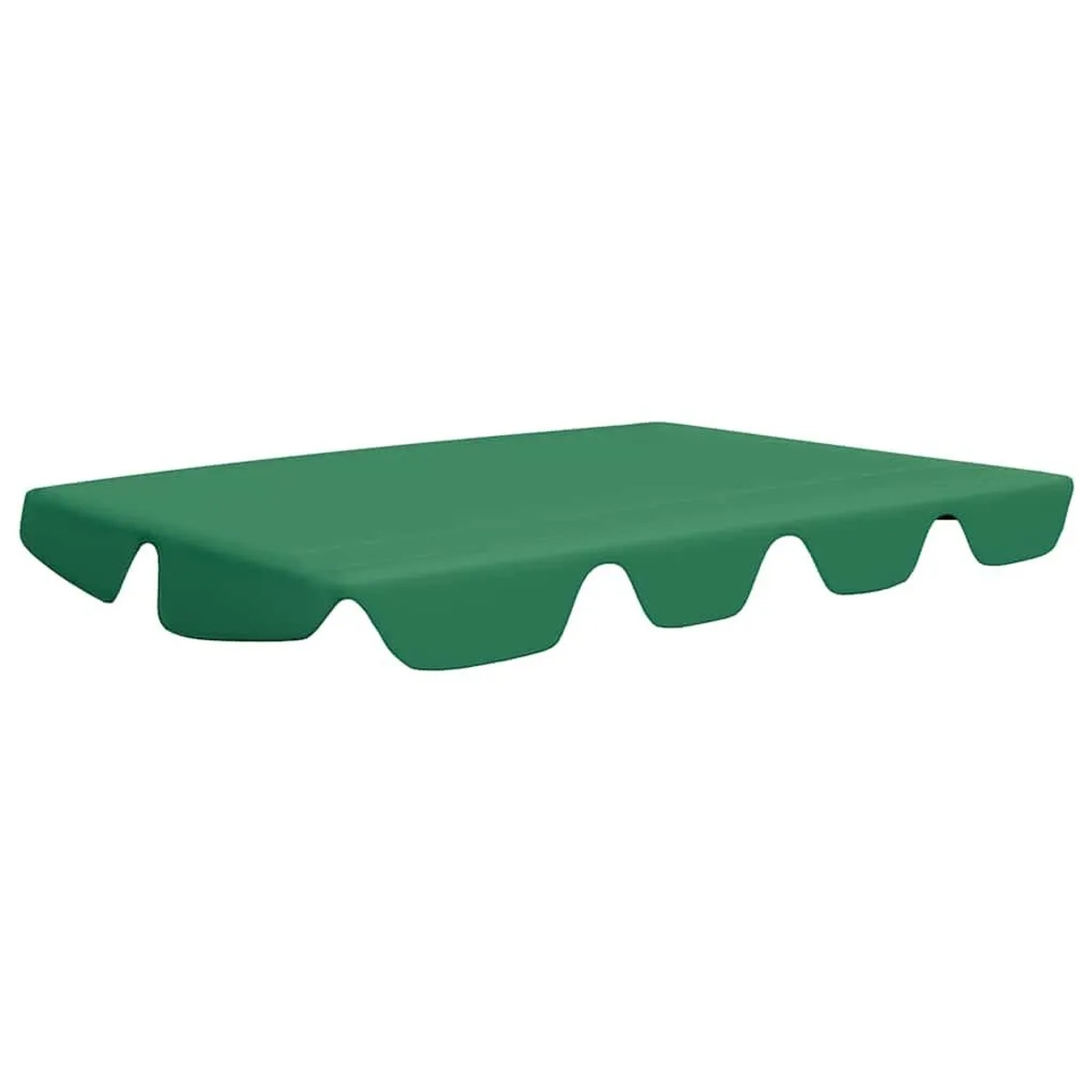 vidaXL Ersatzdach für Hollywoodschaukel Grün 150/130x105/70 cm 312101