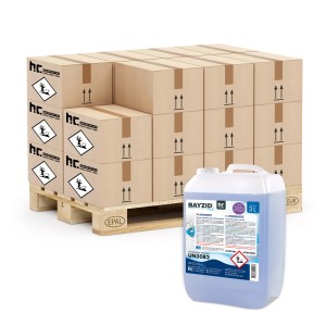 Bayzid Winterfit Überwinterungsmittel, 150 Kanister à 3l auf Palette. Pool Reiniger für die Winterzeit.