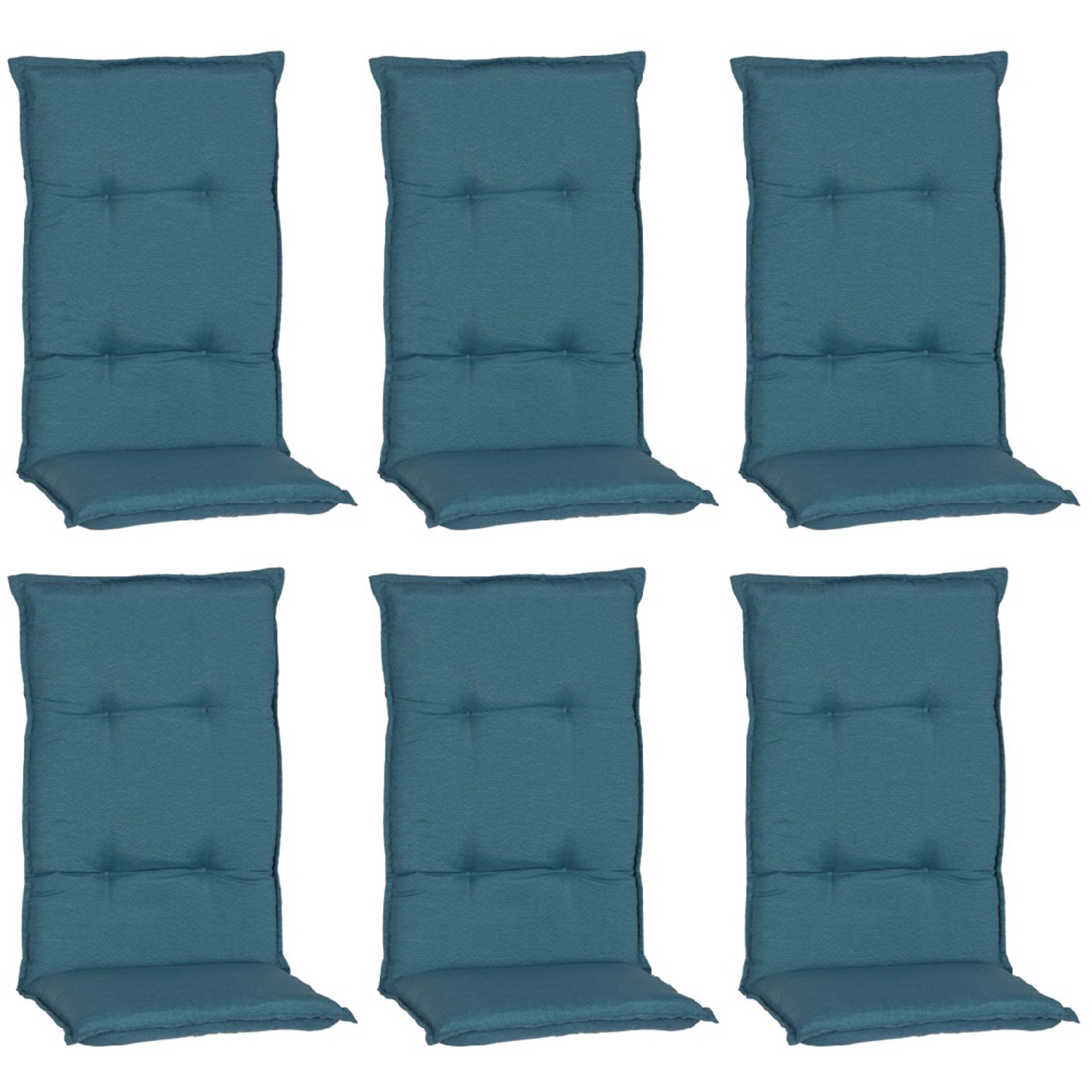 Beo Sitzauflage Hochlehner Thionville 6er-Set Marineblau