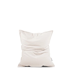 Sitting Point Sitzsack BigBag Woolly, 300 l, Natur. Bequemer, naturfarbener Sitzsack aus Plüsch.