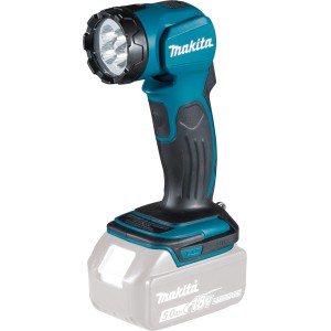 Makita LED-Akku-Handleuchte 18V, Akku-Lampe in blau/schwarz mit verstellbarem Kopf.
