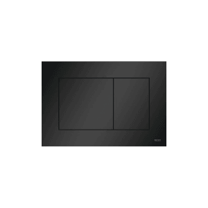 Bad Land WC SET Vorwandelement TECEbase + Toilette ROLO Schwarz + Platte Rechteckig in Schwarz