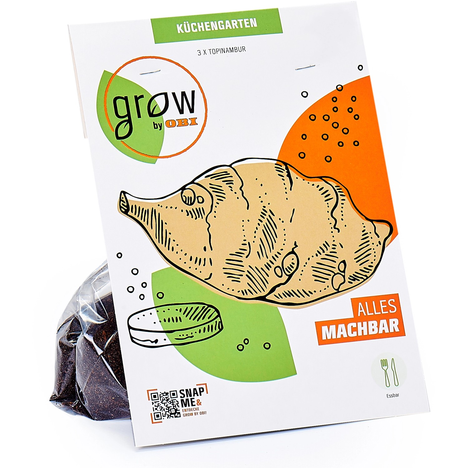 GROW by OBI Küchen Garten Topinambur "Helianthus tuberosus" Gelb kaufen