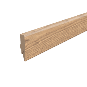 Egger Sockelleiste L662 Kubisch, Eiche Natur, 6 cm hoch, für Laminat- und Hybridböden.