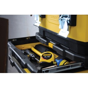 Stanley Rollende Werkstatt 1-95-621: Werkzeugwagen mit Schublade und Werkzeug.