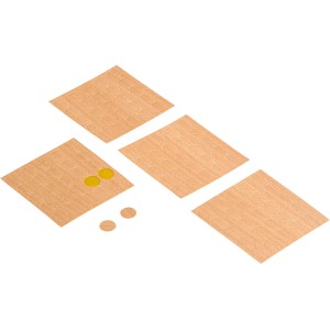 Hettich Möbelpflaster, Buche, Ø 14mm, 100 Stück, zum Abdecken von Bohrlöchern.