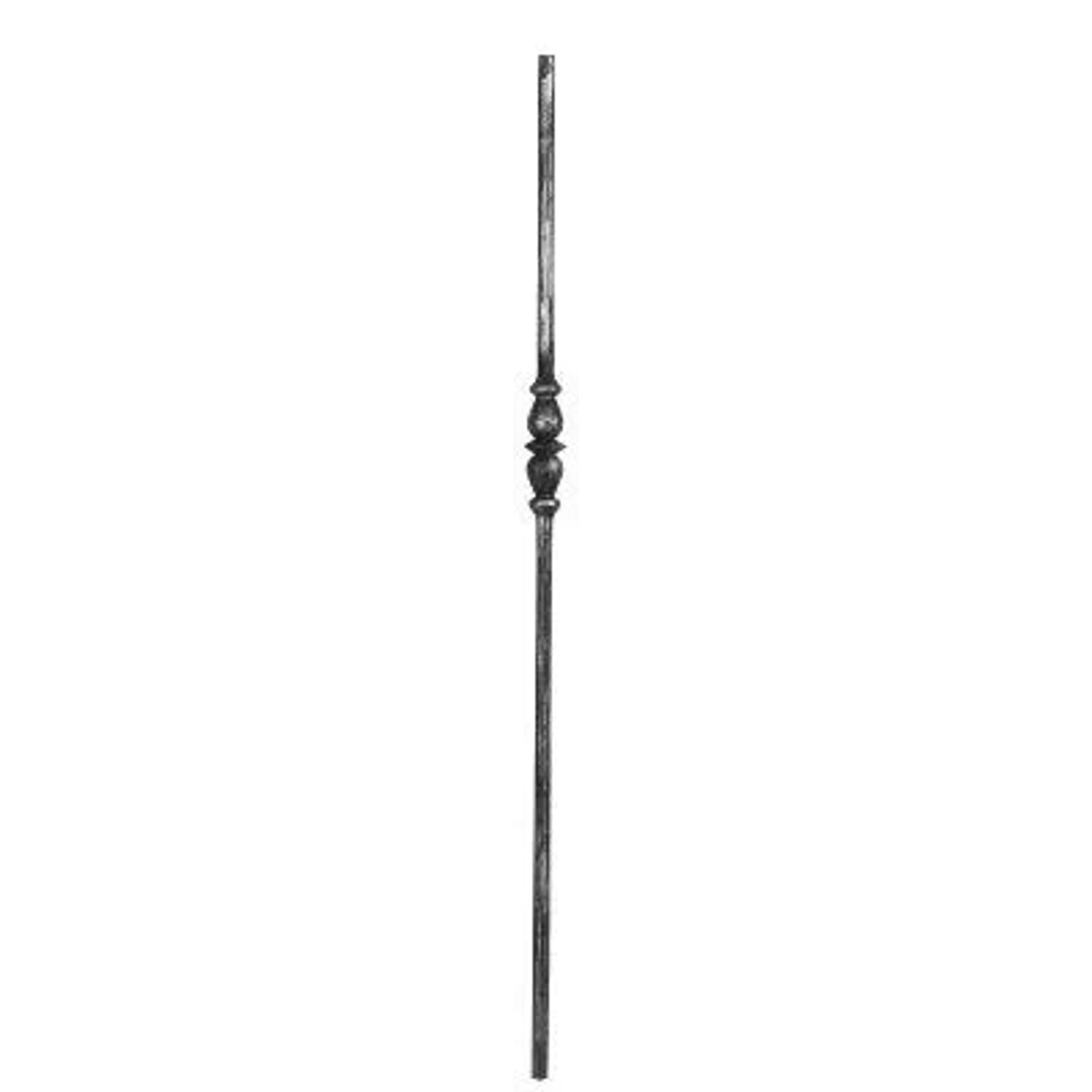 FeNau Zierstab Länge 900 mm Material Ø Ø15 mm Gehämmert Stahl S235JR Roh