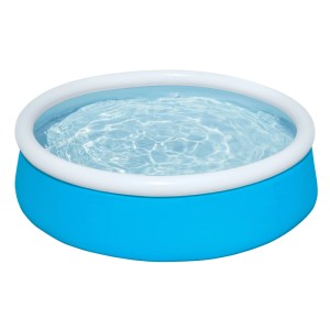 Blauer Bestway Planschbecken Pool mit weißem Rand, Ø152x38 cm.