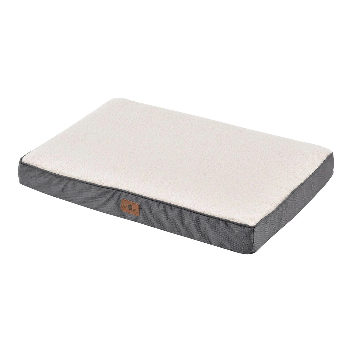 Juskys Hundebett Milow Orthopädisch Wendbar 92x69 cm Beige günstig online kaufen