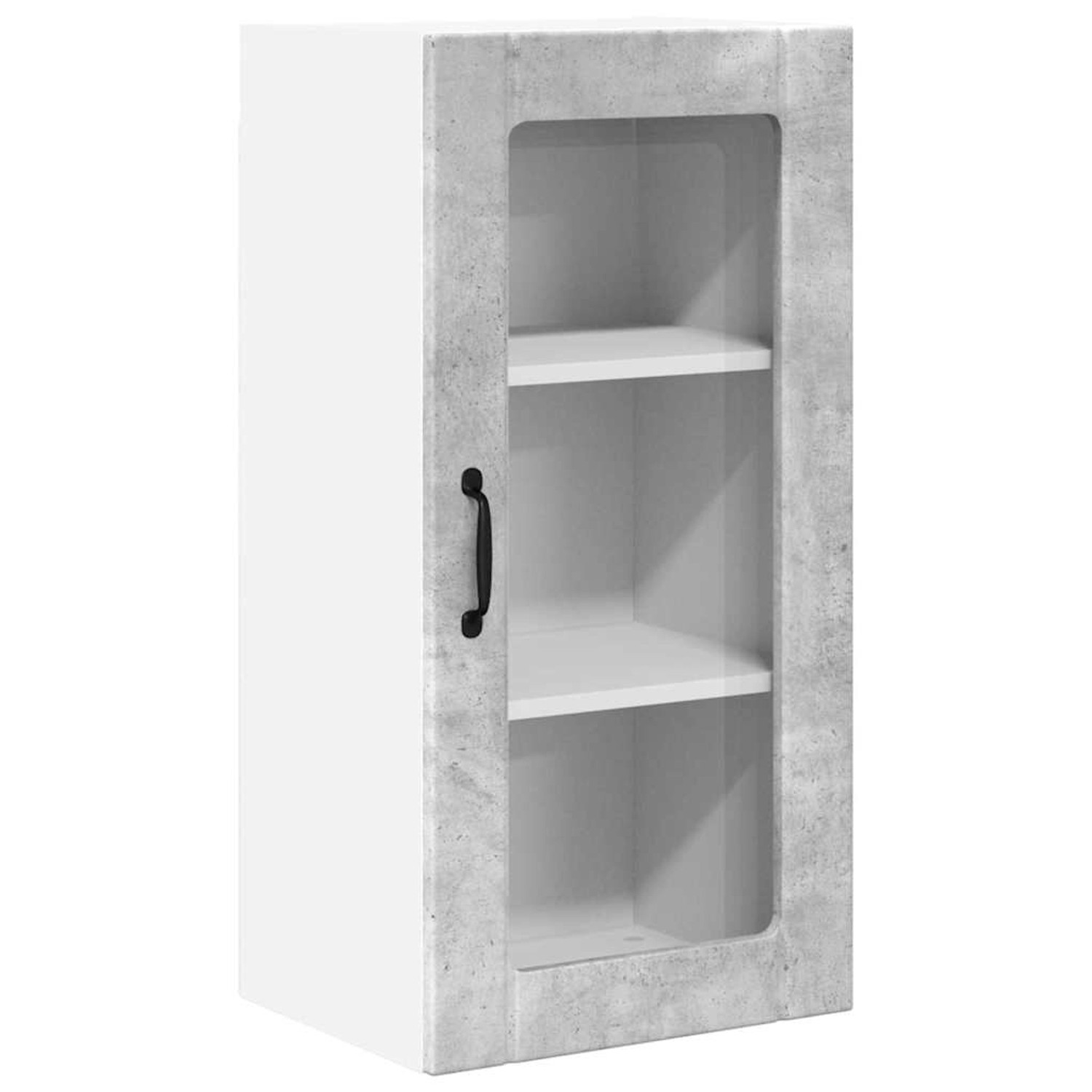vidaXL Küchenwandschrank Beton Grau 40 x 31 x 80 cm Holzwerkstoff 885341 günstig online kaufen
