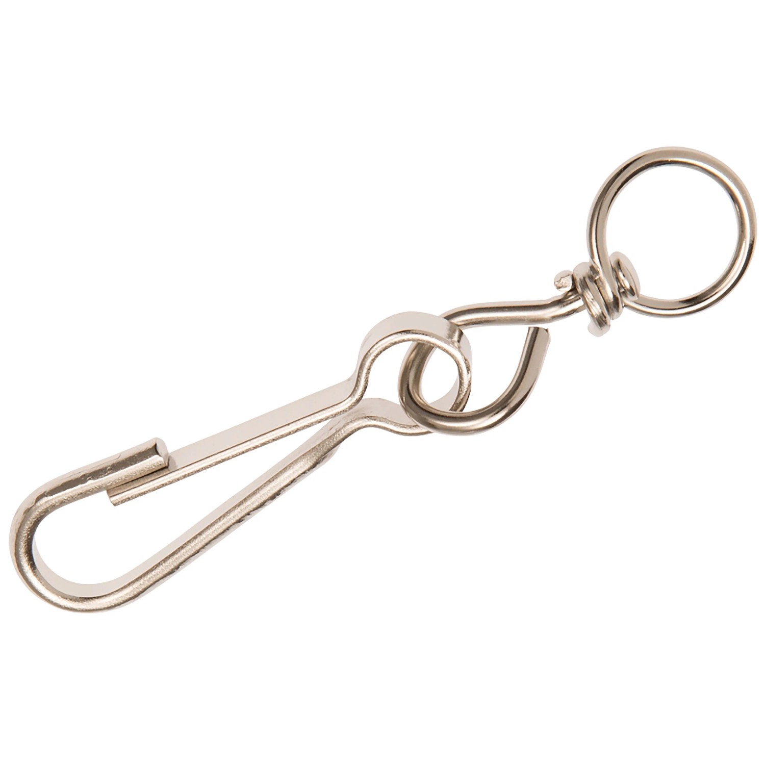 Conacord Simplex-Karabinerhaken mit Wirbel Stahl Länge 60 mm