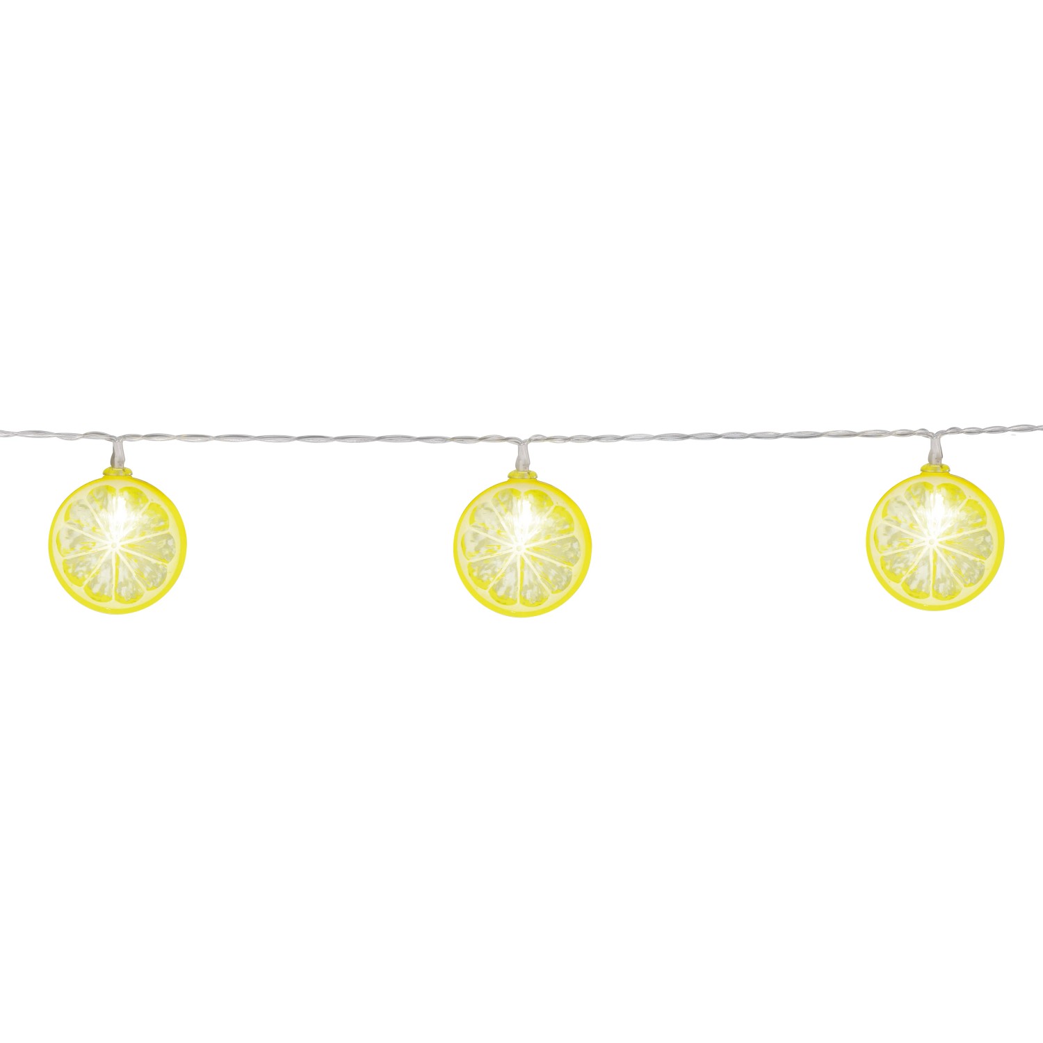 Solar-Lichterkette Zitrone