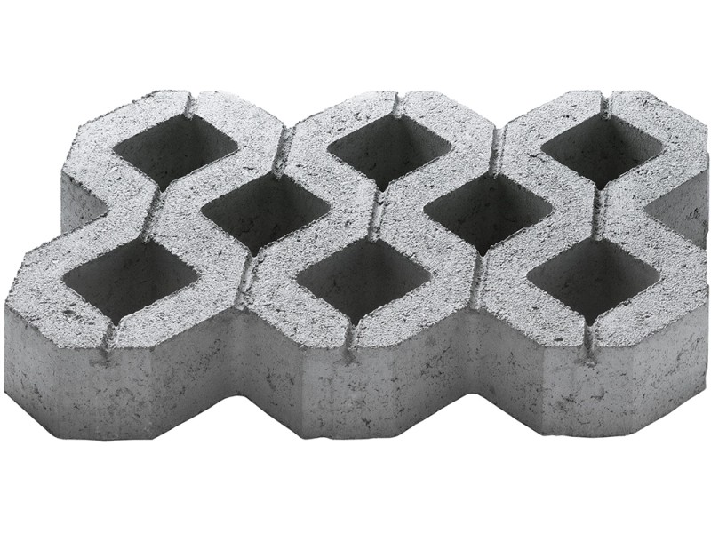 Kann Rasengitterstein Beton Grau 60,8 cm x 40,8 cm x 8 cm kaufen bei OBI