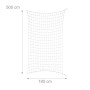 Relaxdays Ranknetz 3er Set Polyethylen Grün Großmaschig 180 cm x 500 cm_4