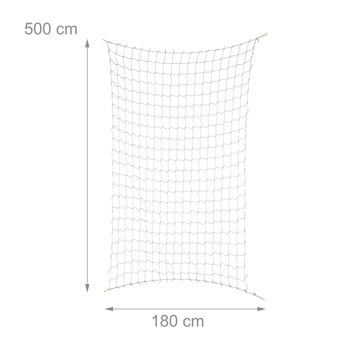 Relaxdays Ranknetz 3er Set Polyethylen Grün Großmaschig 180 cm x 500 cm_4