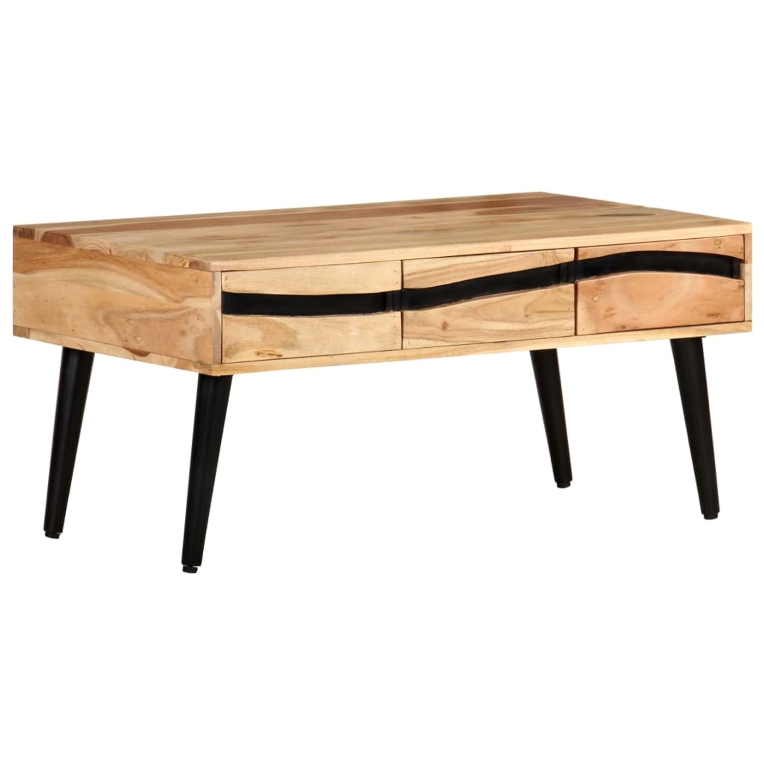 vidaXL Couchtisch 88x50x42 cm Akazie Massivholz 322676 günstig online kaufen