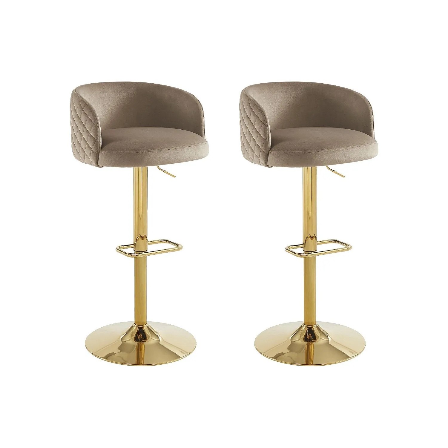 Vente-unique Barhocker Perlanita Beige 54.5 cm