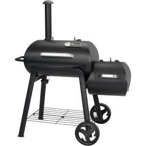 Landmann Holzkohle-Smoker Vinson 200 mit Thermometer, ideal zum Grillen, Räuchern und Smoken.