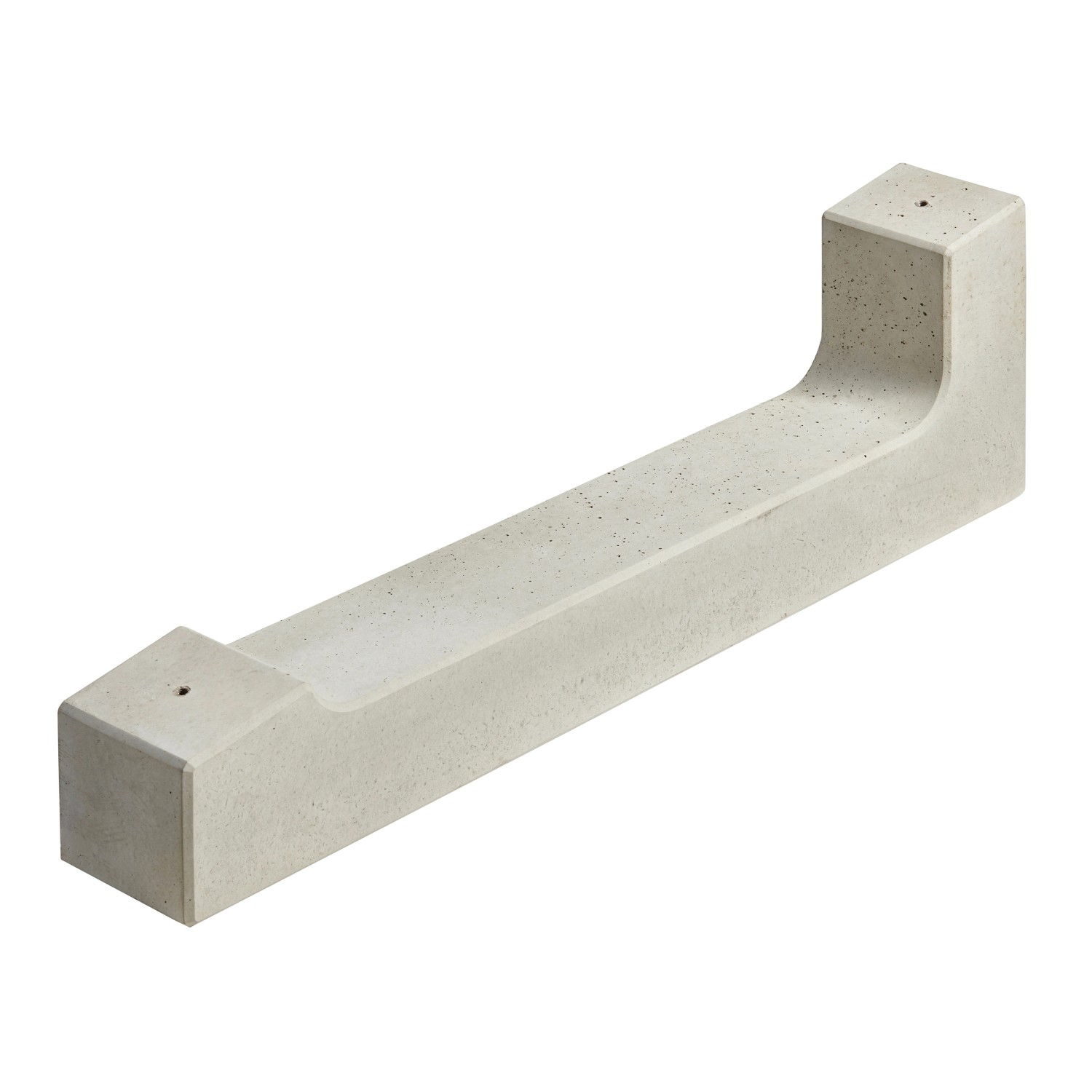 Kann Solarmodulhalter aus Beton Grau 80 cm x 11,3-25,4 cm x 12 cm