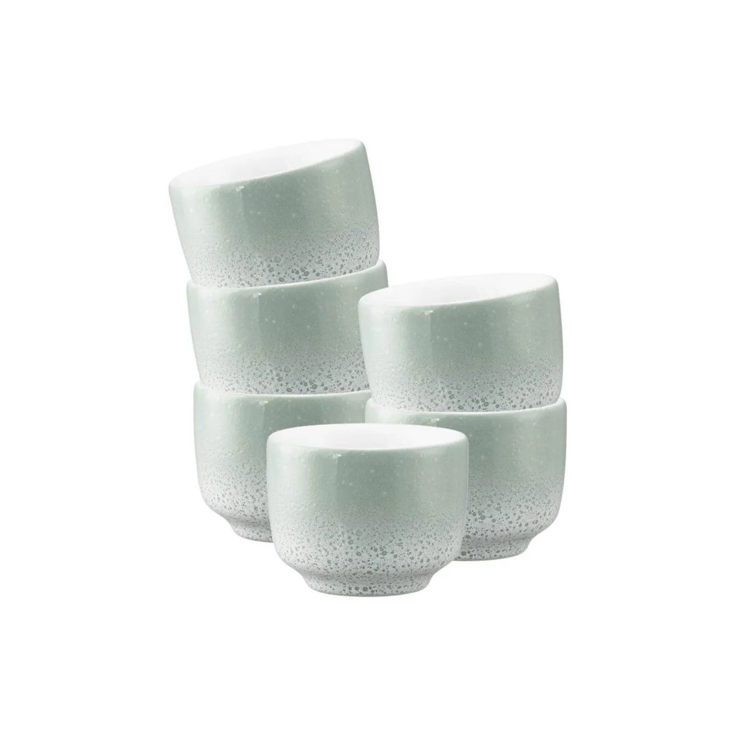 Seltmann Weiden Sento Home Espressotasse ohne Henkel 80 ml 6er Set Aura Mint