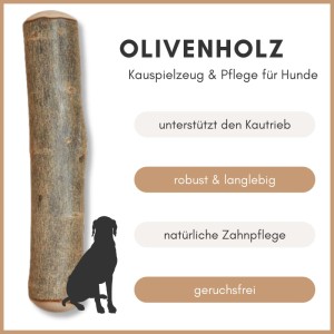 Supravit Olivenholz XS Kauspielzeug für Hunde