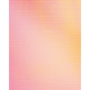 WALLFACE Wandpaneel Mosaik spiegelnd in Pink und Orange, 980x980 mm, für stilvolle Wandgestaltung.