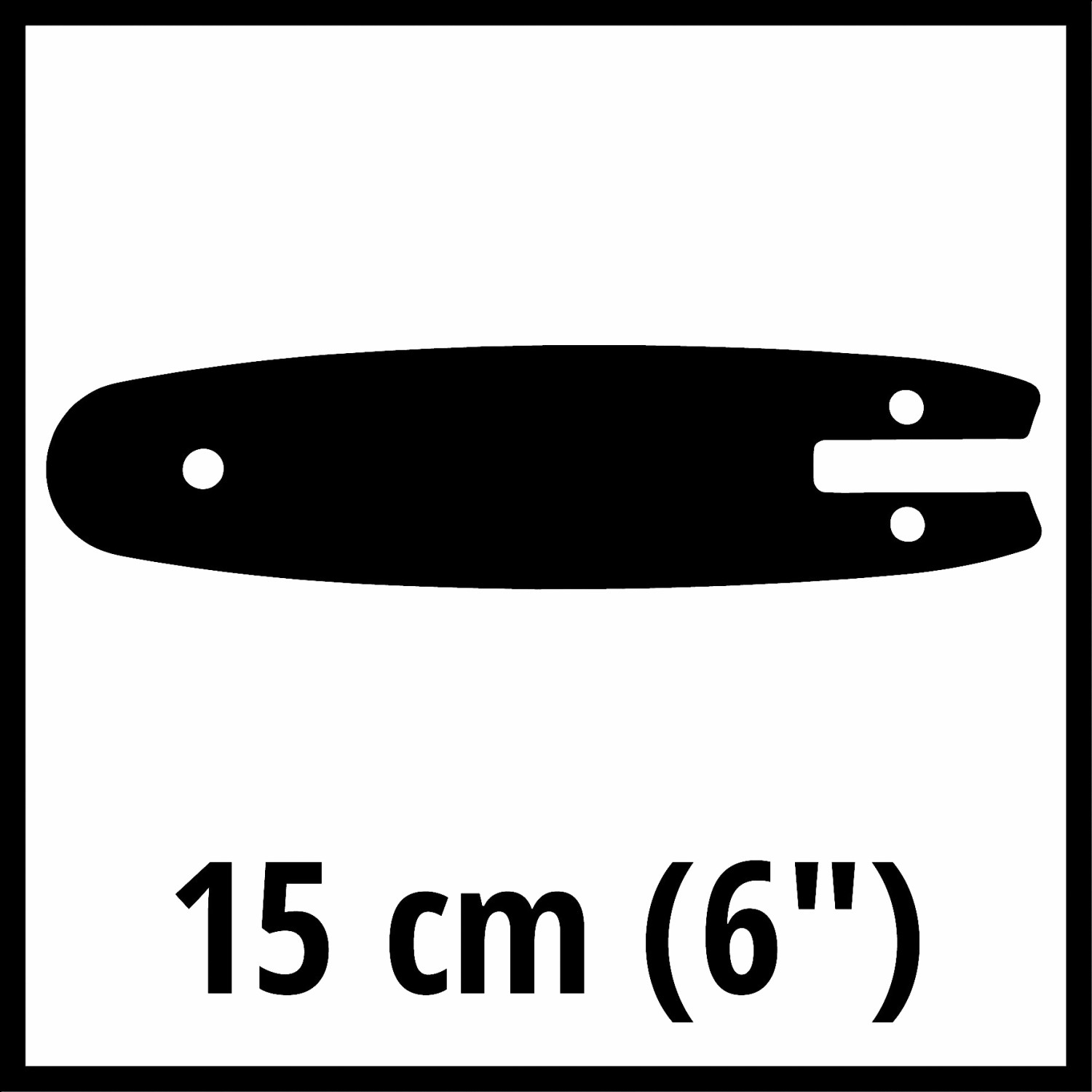 Einhell Kettensäge-Ersatzschwert, 15 cm, Zubehör für Astkettensägen.