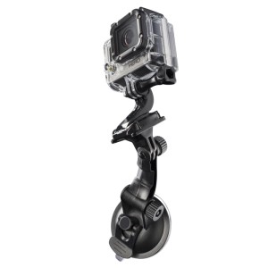 Mantona Saugnapfhalterung Kamerhalterung 7-Cm-Saugnapf Stativ Action Cam Auto