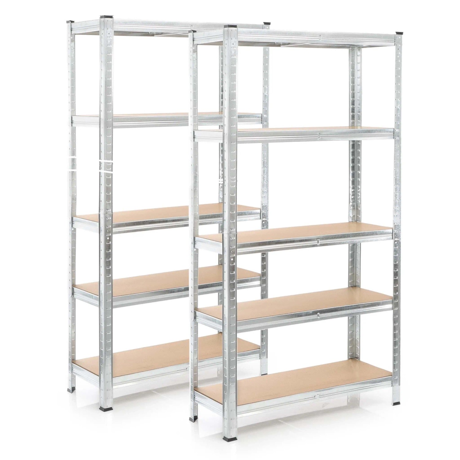 Wiltec Set 2X Schwerlastregal Verzinkt 180X90X45Cm Steckregal 875Kg Werkstatt
