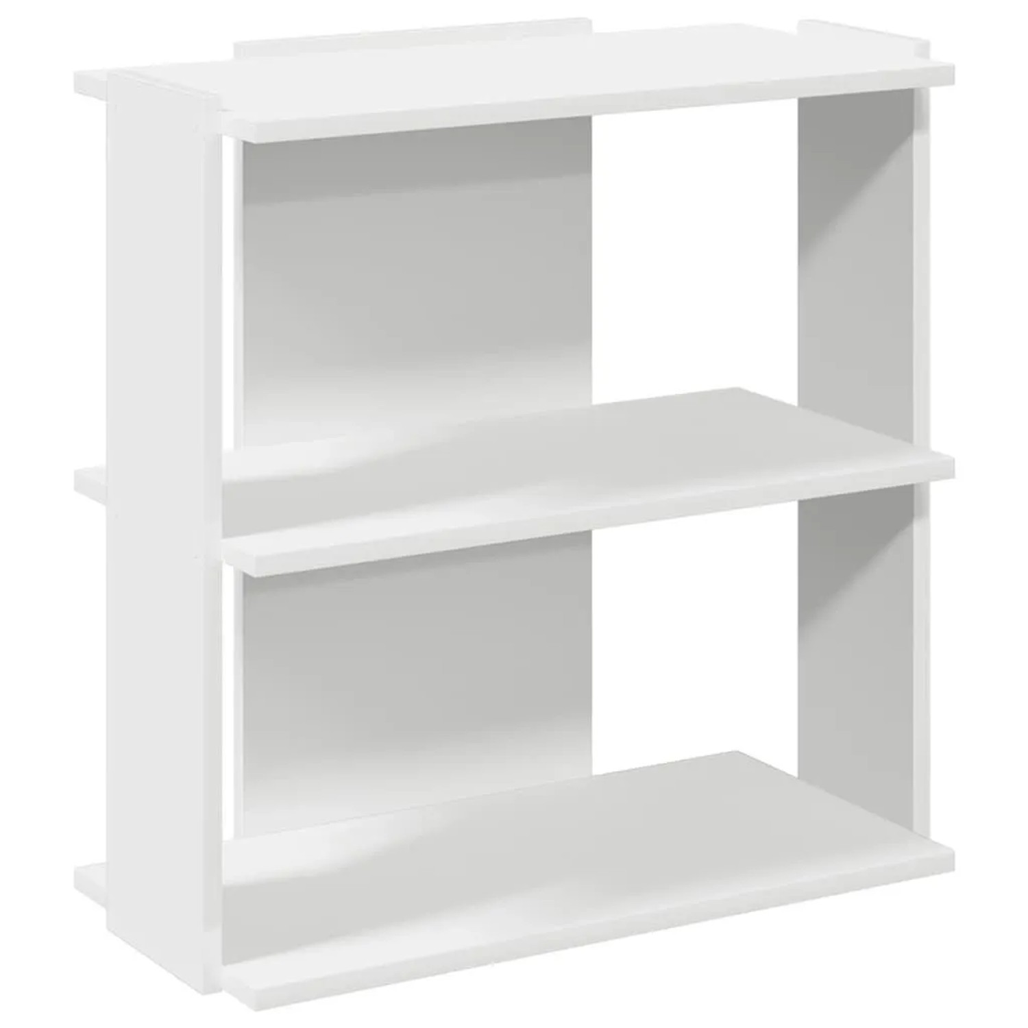 vidaXL Bücherregal 3 Böden Weiß 60x30x60 cm Holzwerkstoff 860247 günstig online kaufen