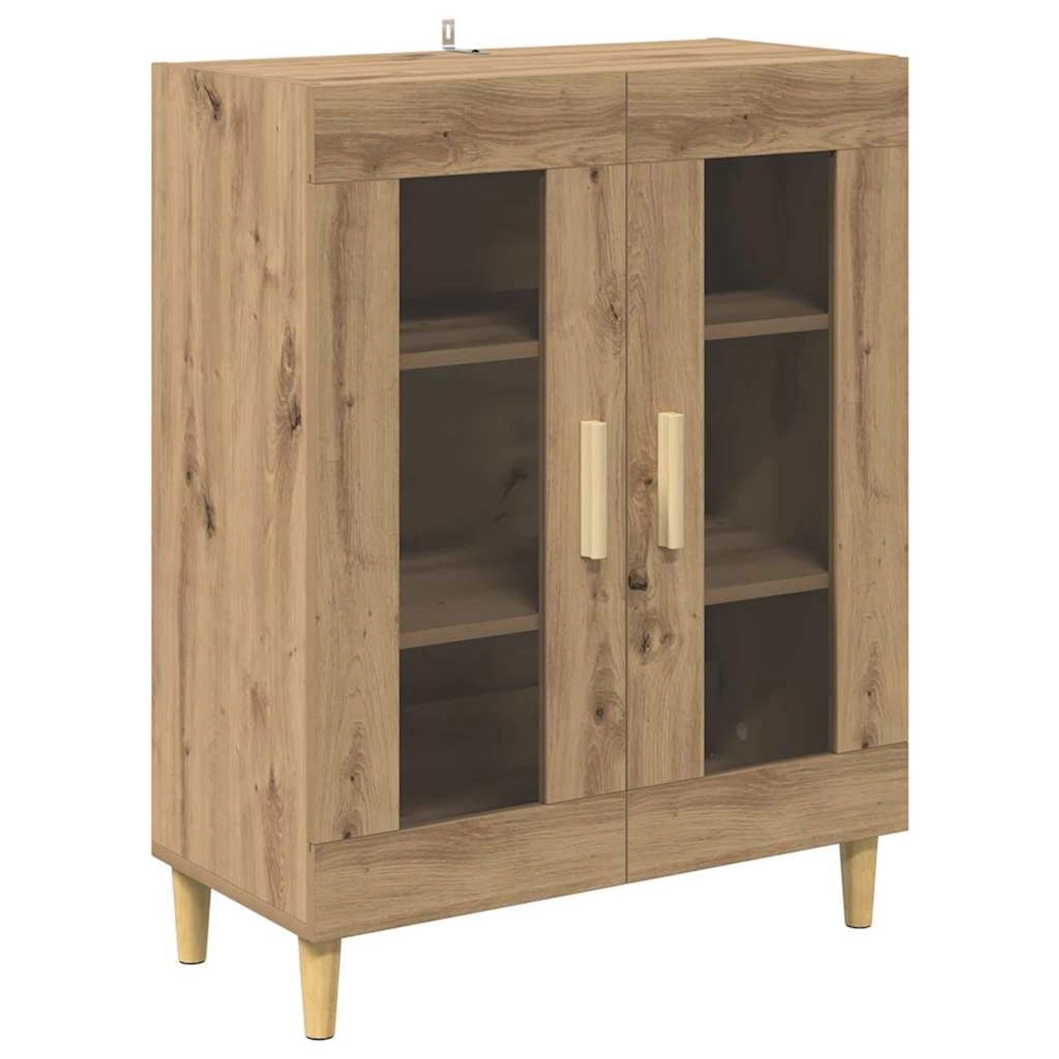 vidaXL Sideboard Artisan-Eiche 69,5 x 34 x 90 cm Holzwerkstoff 880822 günstig online kaufen