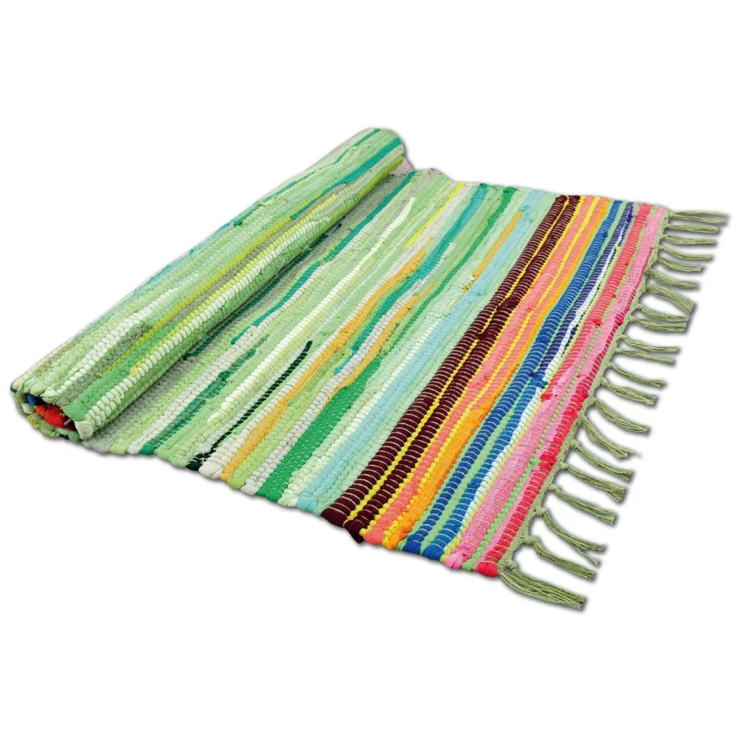 Bestlivings Flickenteppiche Tonal 70 x 180 cm Hellgrün günstig online kaufen