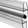 Schulte Magnetprofile 45° für MasterClass Duschkabinen, transparent, 2 Stück für 6 mm Glasstärke.