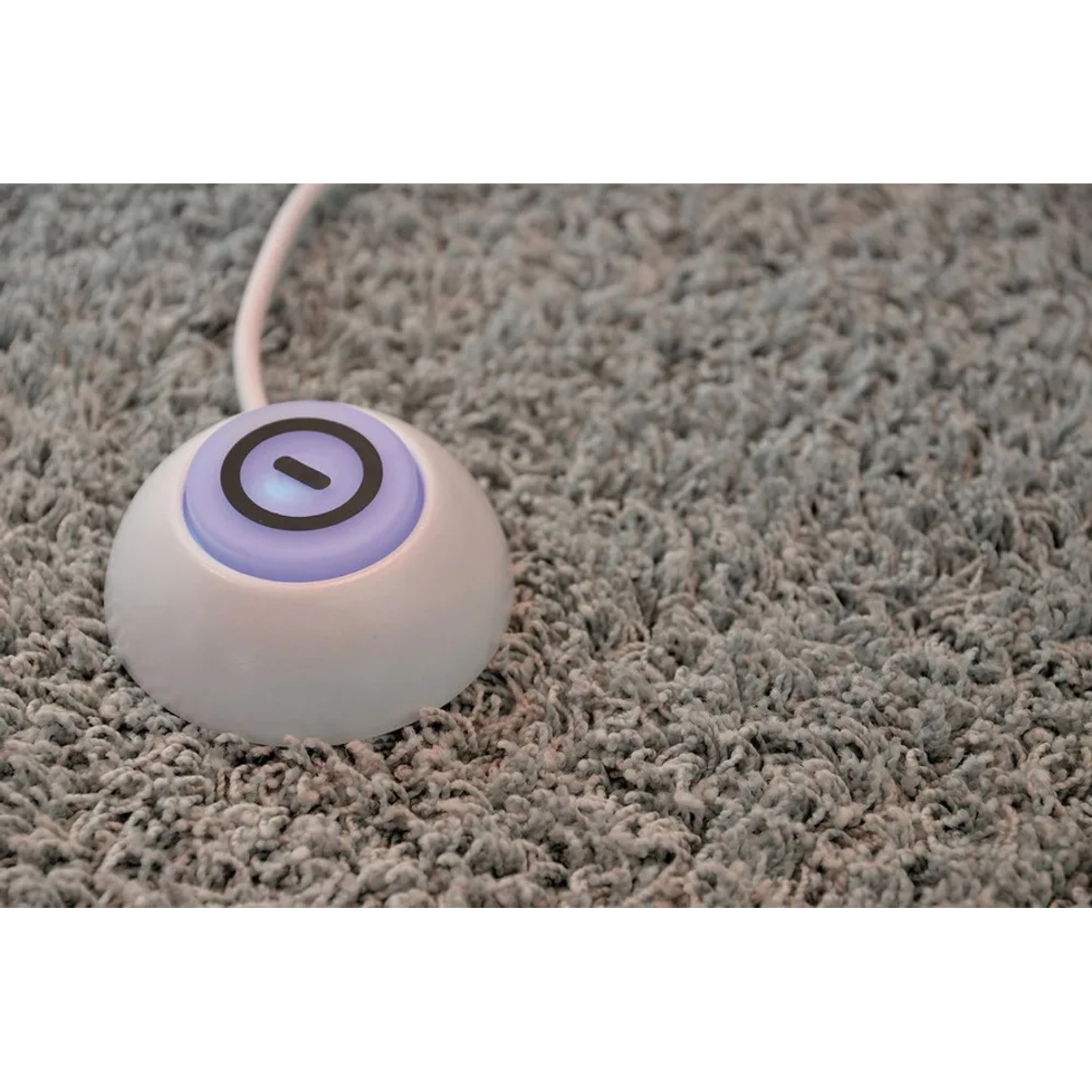 Detailaufnahme: Fußschalter der Brennenstuhl Eco-Line Steckdosenleiste Comfort Switch Plus, anthrazit.
