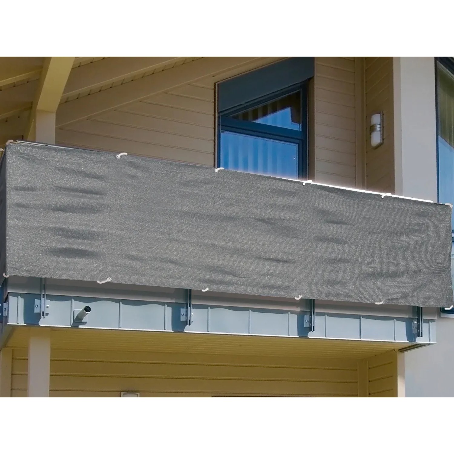 Sichtschutz Balkon 90 cm Anthrazit Meterware kaufen bei OBI