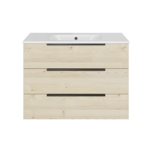 Pelipal Badmöbel-Set Quantum 07, Polar Pinie quer, 101 cm breit, mit 3 Auszügen.